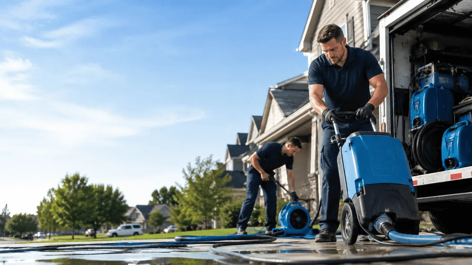 Structural Drying being performed in Erie, PA